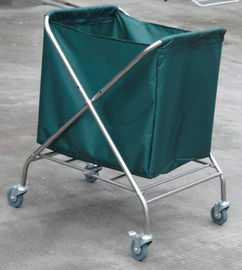 Edelstahl-Wäscherei-Laufkatze für das Sammeln der schmutzigen Kleidungs