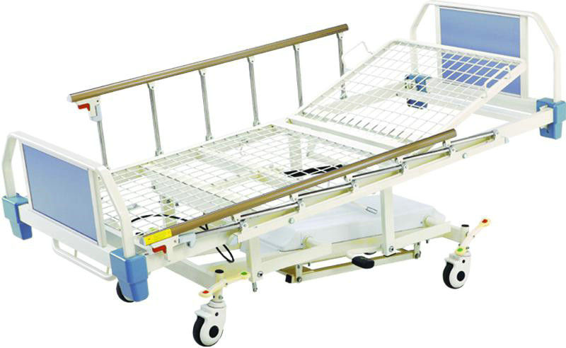 4 Funktions-hydraulisches medizinischer Patienten-Bett mit Aluminiumlegierungs-Seitenschienen