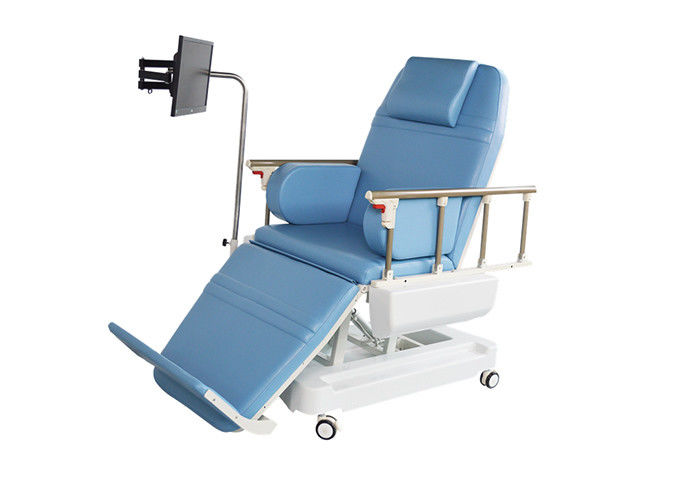 Höhen-justierbarer elektrischer Dialysebett-Blutspend-Stuhl-faltende Leitschiene auf Gießmaschinen