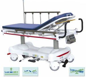 Hydraulischer Rollwagen mit der Gradeinteilung des Systems für das Transportieren von Patienten