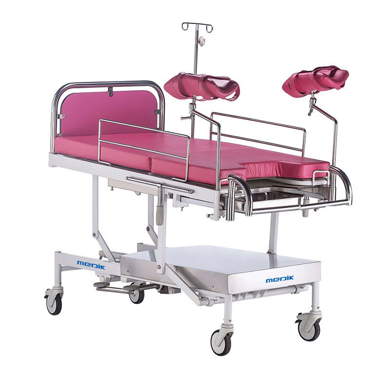 Krankenhaus-hydraulisches Lieferungs-Arbeitsbett weibliche Mutterschaftsbirthing-Betten mit manueller reizbarer Trendelenburg-Funktion