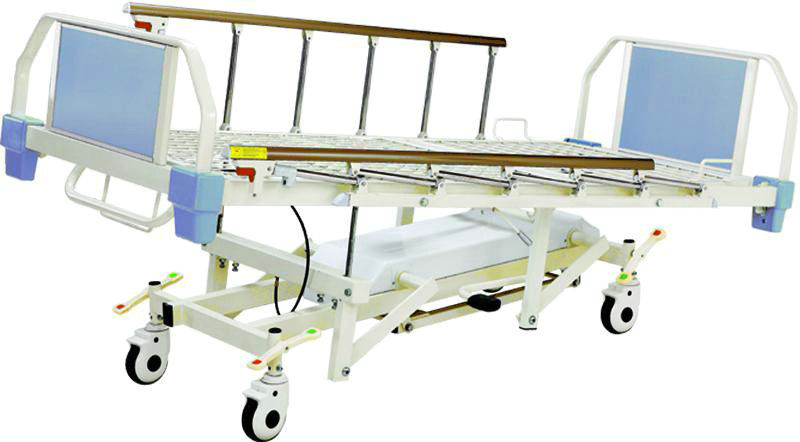 4 Funktions-hydraulisches medizinischer Patienten-Bett mit Aluminiumlegierungs-Seitenschienen