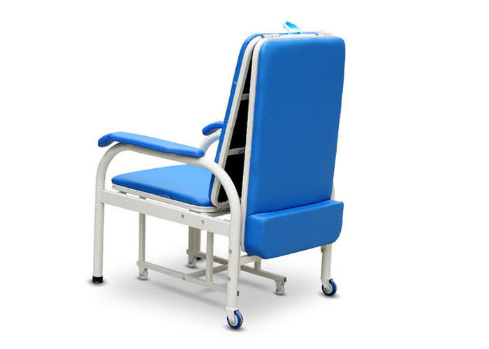 Medizinisches faltendes begleitendes Bett mit Stuhl für Krankenhauspatient-Raum