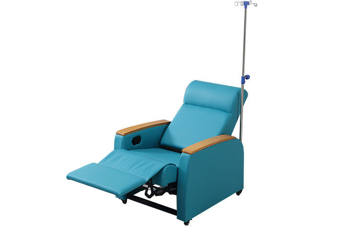 Justierbare manuelle Dialyserecliner-Stühle mit IV Polen auf Gießmaschinen