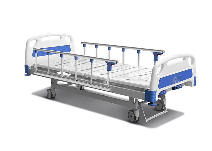 Anti-Alter manuelle Aluminiumlegierungsseitenschienen der Krankenhaus-Betten zwei Kurbeln